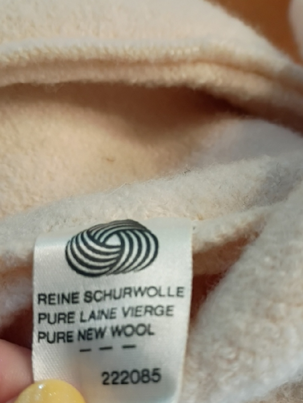 Geiger Cream Boiled Wool Button Front Cropped Jacket - Picture 7 of 7